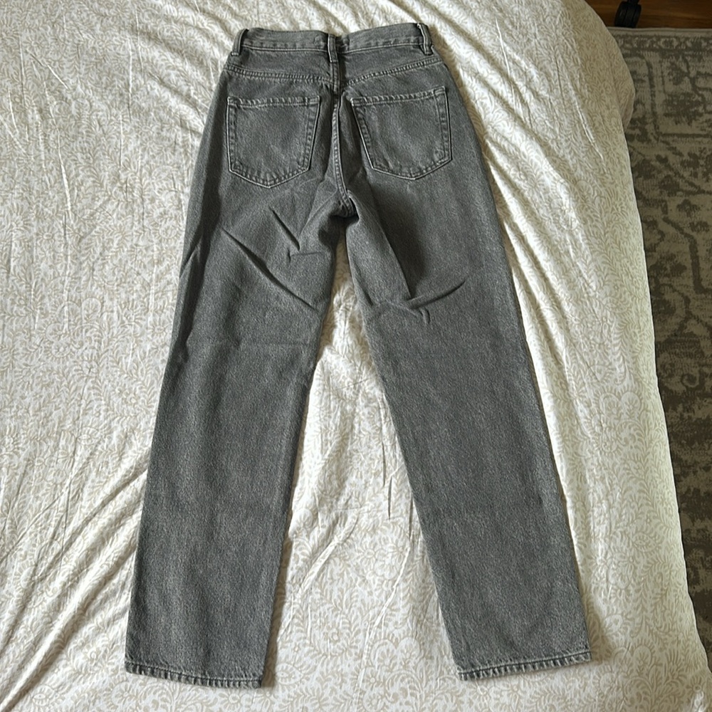 PacSun Gray High Rise Straight Jeans - Picture 2 of 9